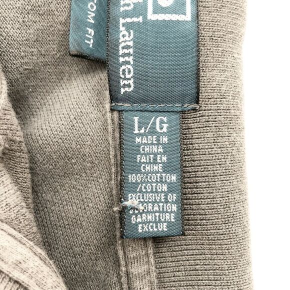 Polo Ralph Lauren Men's Gray Y2k Casual Collared Short Sleeve Polo Shirt Size L - Picture 5 of 7